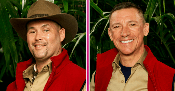 Tony Bellew and Frankie Dettori in their jungle outfits