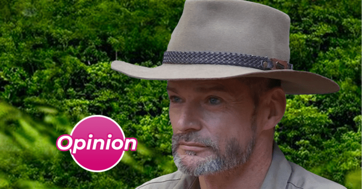 Fred Sirieix wearing a hat in the I'm A Celebrity jungle