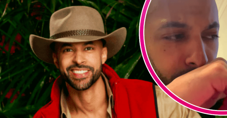 Marvin Humes holds back tears as he says goodbye to Rochelle and kids