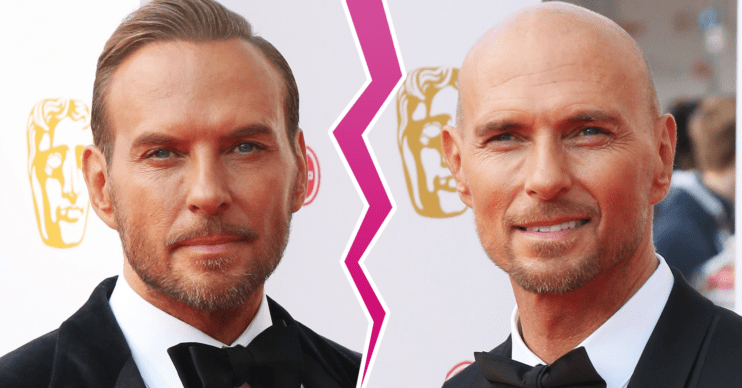 Matt and Luke Goss on the red carpet at the Baftas in bow ties