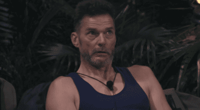Fred Sirieix pulling a face in the jungle