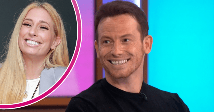 Joe Swash and Stacey Solomon smiling