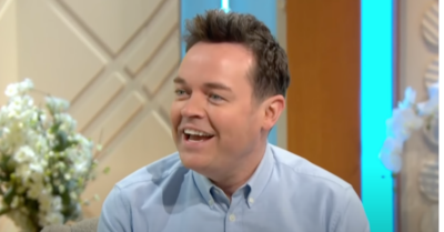 Stephen Mulhern smiling on Lorraine