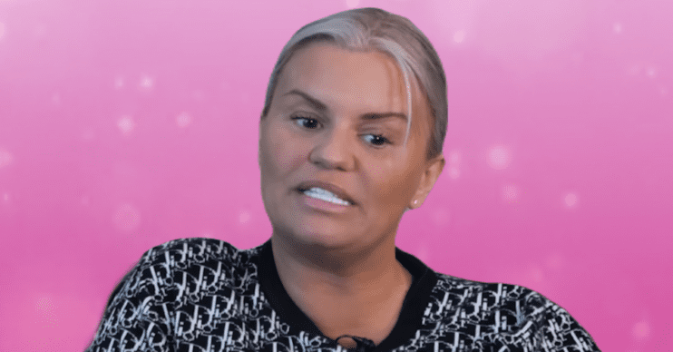 Kerry Katona looking concerned